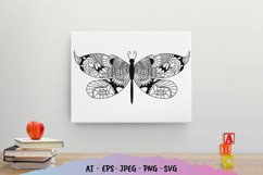 Dragonfly Mandala SVG Product Image 1