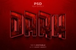Dark 3D editable text effect Product Image 1