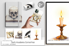 Dark Academia Curiosities Digital Paper Product Image 1