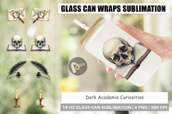 Dark Academia Curiosities Glass Can Product Image 1