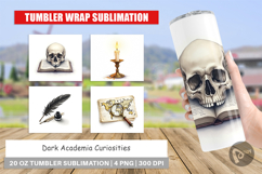 Dark Academia Curiosities Tumbler Product Image 1