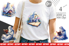 Dark Academia Ghost Sublimation Product Image 1