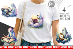 Dark Academia Ghost Sublimation Product Image 1