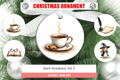 Dark Academia Christmas Ornament Product Image 1