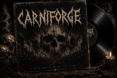 Disgrowl Carnage Brutal Death Metal Font Product Image 6