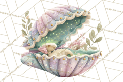 Haunted Aquarium PNG, Creepy Underwater Creatures Skeletons Product Image 2