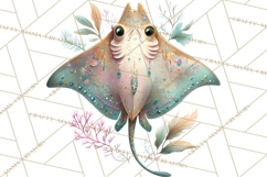 Haunted Aquarium PNG, Creepy Underwater Creatures Skeletons Product Image 3