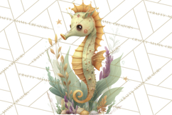 Haunted Aquarium PNG, Creepy Underwater Creatures Skeletons Product Image 5