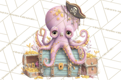 Haunted Aquarium PNG, Creepy Underwater Creatures Skeletons Product Image 2