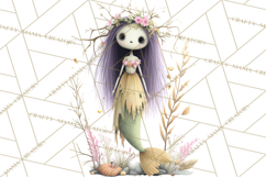 Haunted Aquarium PNG, Creepy Underwater Creatures Skeletons Product Image 3