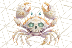 Haunted Aquarium PNG, Creepy Underwater Creatures Skeletons Product Image 3