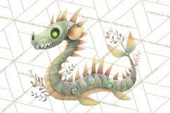 Haunted Aquarium PNG, Creepy Underwater Creatures Skeletons Product Image 4