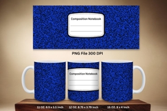 11oz &amp; 15oz Mug Composition Book Design Teacher School Theme Product Image 1