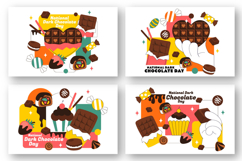 10 National Dark Chocolate Day Illustration Product Image 2
