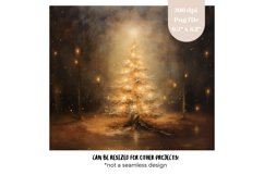 Dark Christmas Tumbler Wrap | Vintage Winter Tumbler Png