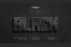 Dark Color Editable PSD Text Effect Product Image 1
