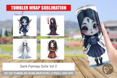 Tumbler Dark Fantasy Dolls Product Image 1