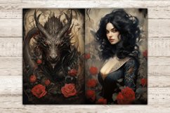 Dark Fantasy Junk Journal Pages, Diary Paper, GlamArtZhanna, Gothic Collage Sheet, Picture Collage, Castle Junk Journal Kit, Printable Junk Journal Paper, Magic Journaling Pages, Medieval Journal Card, Digital Collage Sheet