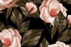 Dark floral pattern with white roses Product Image 4