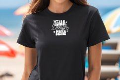 White Bella Canvas 3001 Mockup, Bella Canvas 3001 Tshirt Product Image 1