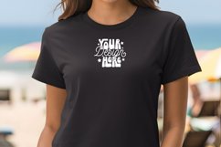 White Bella Canvas 3001 Mockup, Bella Canvas 3001 Tshirt Product Image 1