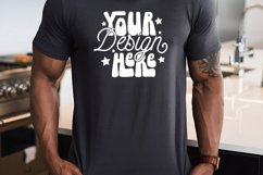 Dark Grey Heather Mockup, Male Model Mockup, Mens Mockup, Product Image 1