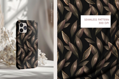 Dark Leaves Seamless Pattern Product Image 1