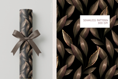 Dark Leaves Seamless Pattern Product Image 2