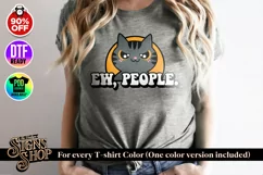 Ew, people! | Funny T-shirt | SVG, DTF, PNG Product Image 1