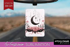Dark Moon Cute Air Freshener PNG Pink Halloween PNG Product Image 1