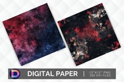Dark Paint Splotch Digital Paper Product Image 1