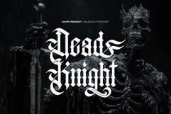 Dark Regent | Black Metal Font Product Image 2