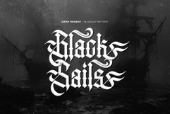 Dark Regent | Black Metal Font Product Image 4