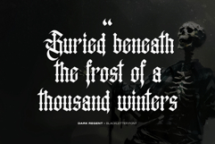 Dark Regent | Black Metal Font Product Image 5