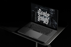 Dark Regent | Black Metal Font Product Image 9