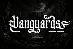 Dark Regent | Black Metal Font Product Image 10