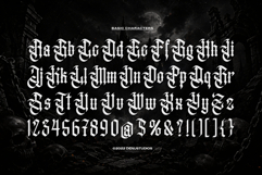 Dark Regent | Black Metal Font Product Image 11