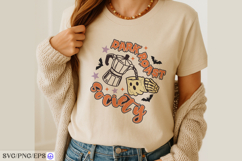 Halloween Coffee Hand-drawn SVG PNG T-shirt Design Product Image 3