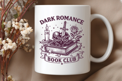 Dark Romance Book Club SVG - Spicy Reader PNG - Dagger Heart Product Image 3