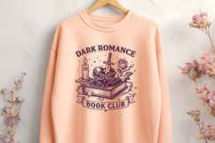 Dark Romance Book Club SVG - Spicy Reader PNG - Dagger Heart Product Image 2