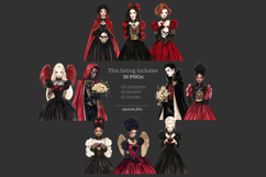 GlamArtZhanna, Valentines day png, Valentines clipart, Couple clipart, Dark Romance Clipart, Dark Romance image, Romance illustration, Gothic Love clipart, Gothic Love image, Gothic clipart, Gothic Valentines, Gothic illustrations, Gothic woman png, Love 