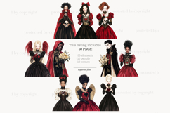 GlamArtZhanna, Valentines day png, Valentines clipart, Couple clipart, Dark Romance Clipart, Dark Romance image, Romance illustration, Gothic Love clipart, Gothic Love image, Gothic clipart, Gothic Valentines, Gothic illustrations, Gothic woman png, Love 