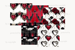 GlamArtZhanna, Valentines day paper, Valentines pattern, Valentine background, Dark Romance paper, Dark Romance pattern, Romance paper, Romance pattern, Romance background, Gothic Love paper, Gothic digital paper, Gothic pattern, Hearts digital paper, Hea
