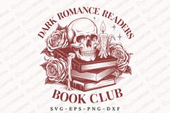 Dark Romance Readers Book Club SVG Design Product Image 1
