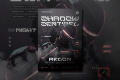 Dark Vanguard Flyer Poster Design Product Image 1