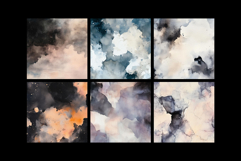 Dark Watercolor Textures Product Image 2