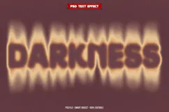 Darkness melt editable text effect Product Image 1