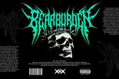 Darkpulse | Black Metal Font Product Image 2