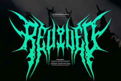 Darkpulse | Black Metal Font Product Image 3