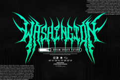 Darkpulse | Black Metal Font Product Image 4